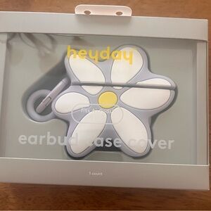 Heyday Floral Earbud Case in White and Yellow